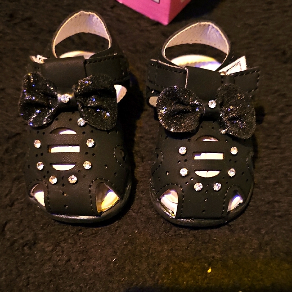 Black Sandals with Classic Design